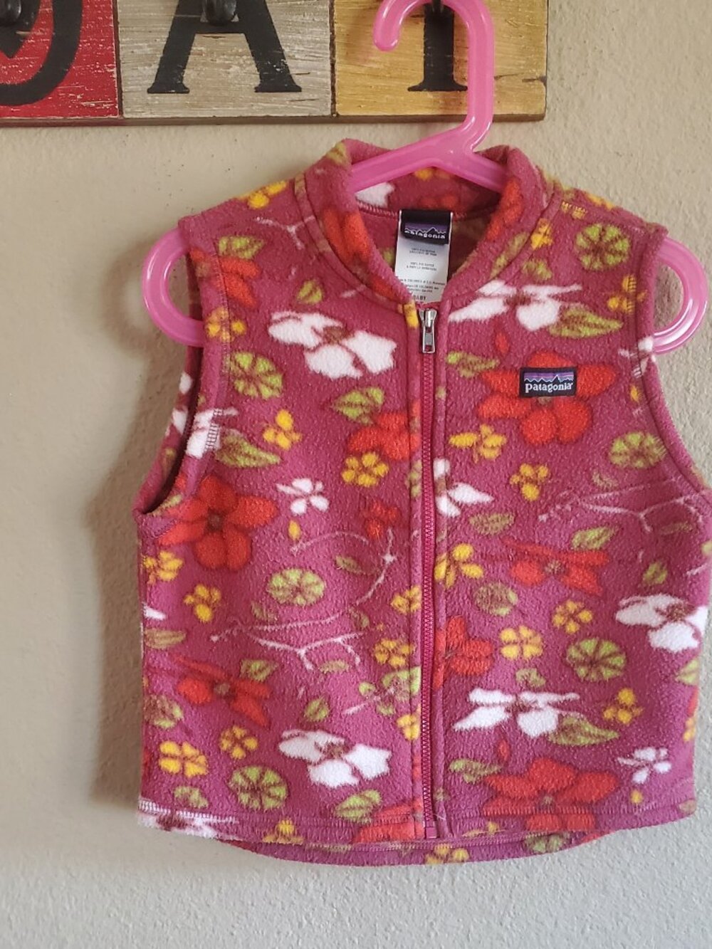 Patagonia fleece vest 3T